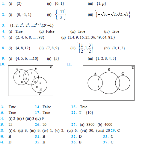 NCERT Class 11 Maths Answers and Solutions2