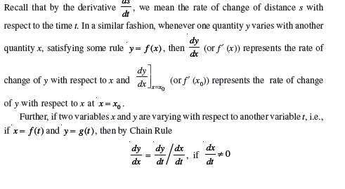 NCERT Class 12 Maths Application of Derivatives