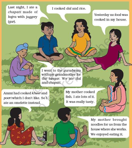 NCERT Class 3 Environmental Studies Foods We Eat