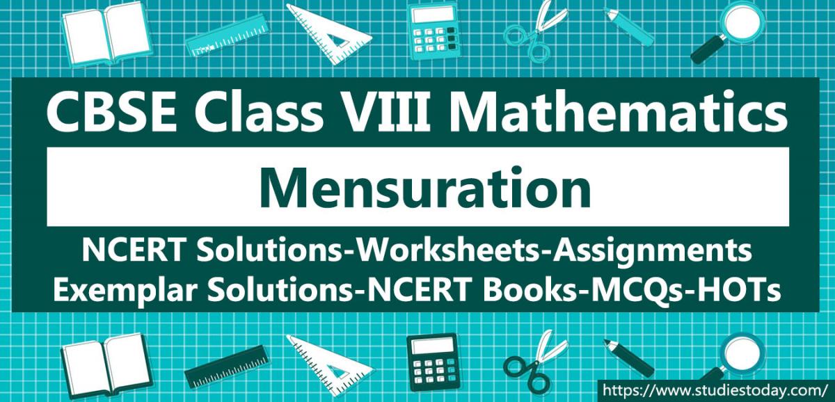 NCERT Solutions for Class 8 Mensuration