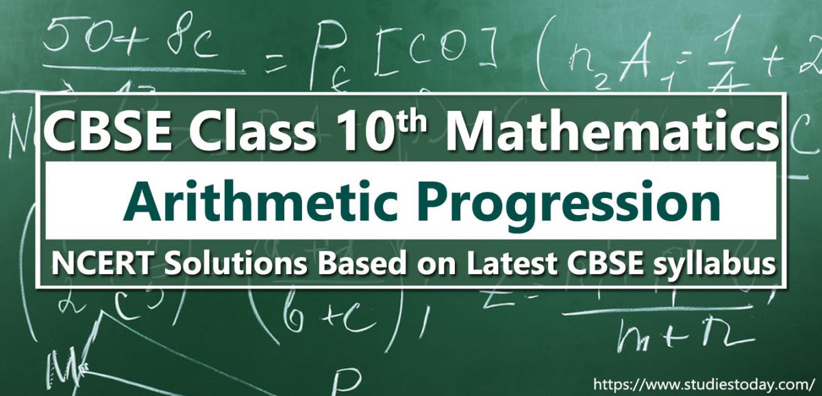 NCERT Solutions for Class 10 Arithmetic Progression