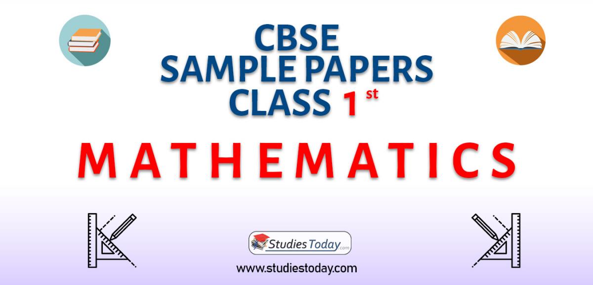 CBSE Sample Paper for Class 1 Mathematics