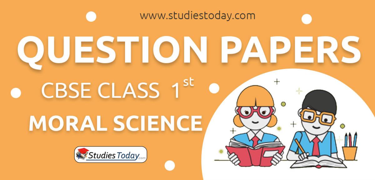 CBSE Class 1 Moral Science Question Papers