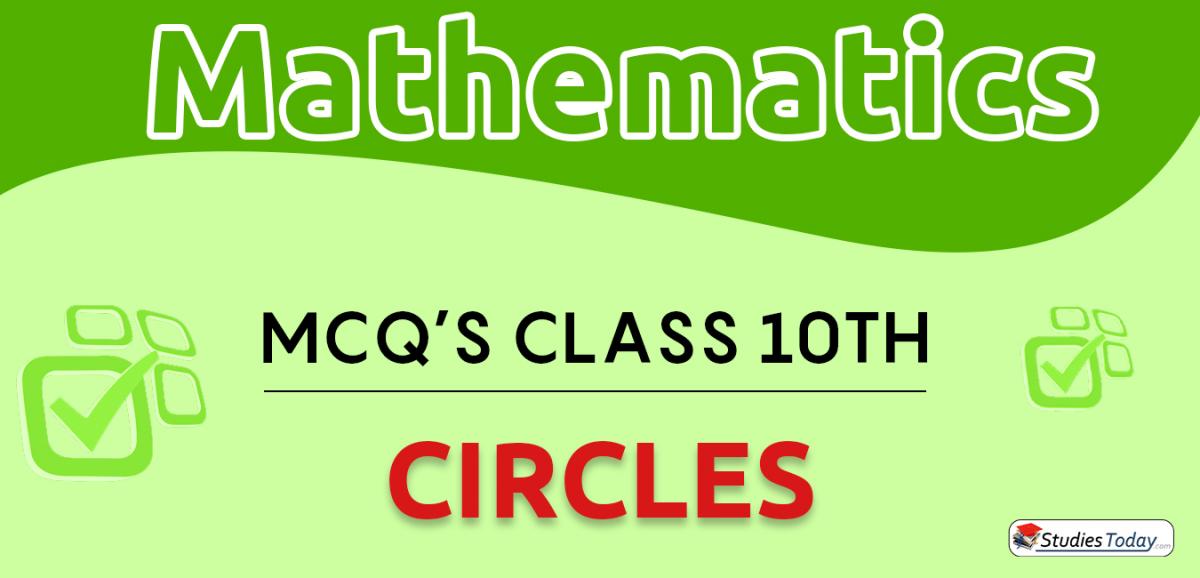 CBSE Class 10 Circles MCQs