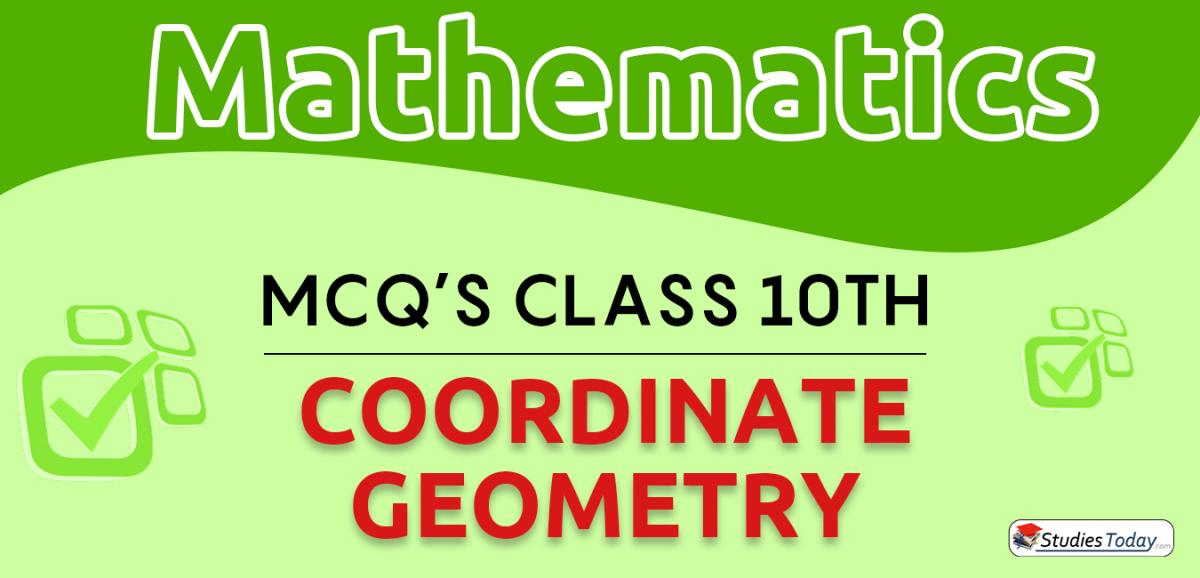 CBSE Class 10 Coordinate Geometry MCQs
