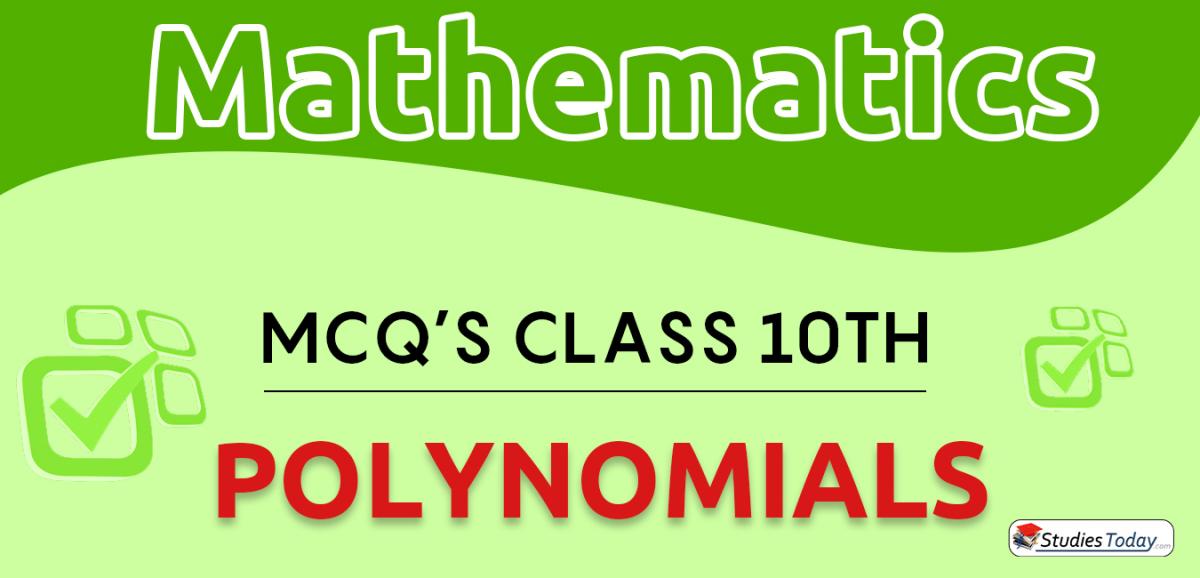 CBSE Class 10 Polynomials MCQs