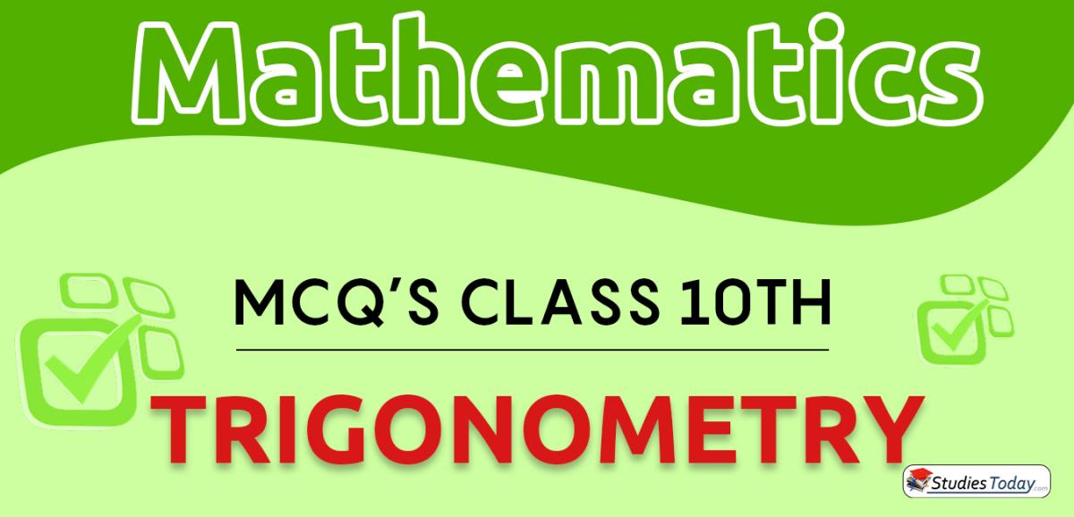 CBSE Class 10 Trigonometry MCQs