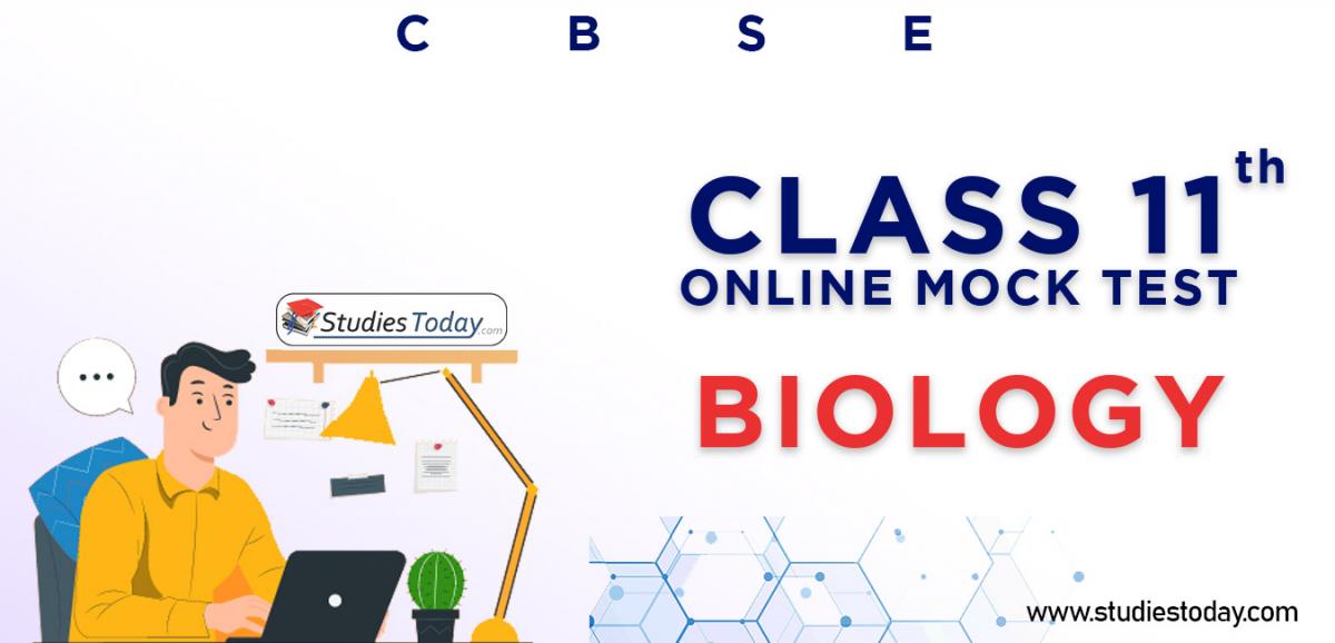 CBSE Class 11 Biology Online Mock Test