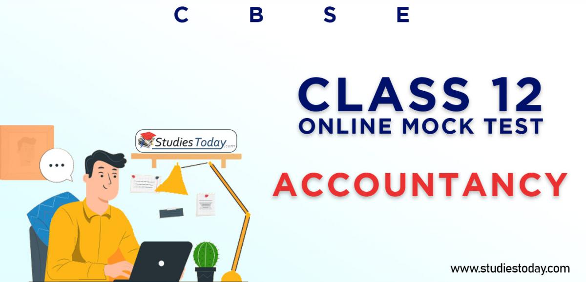 CBSE Class 12 Accountancy Online Mock Test