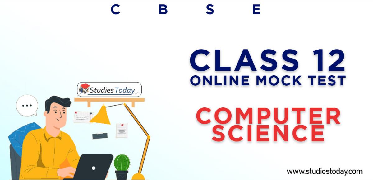 CBSE Class 12 Computer Science Online Mock Test
