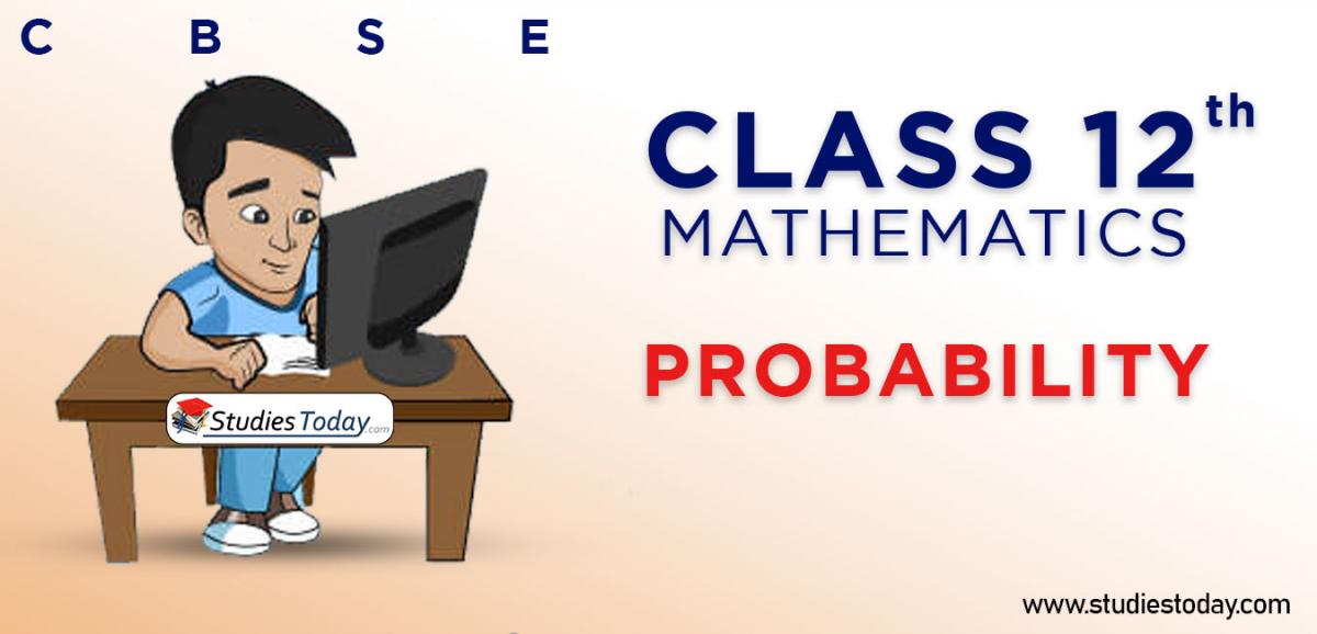 CBSE Class 12 Probability Online Mock Test