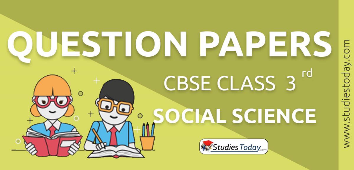 CBSE Class 3 Social Science Question Papers