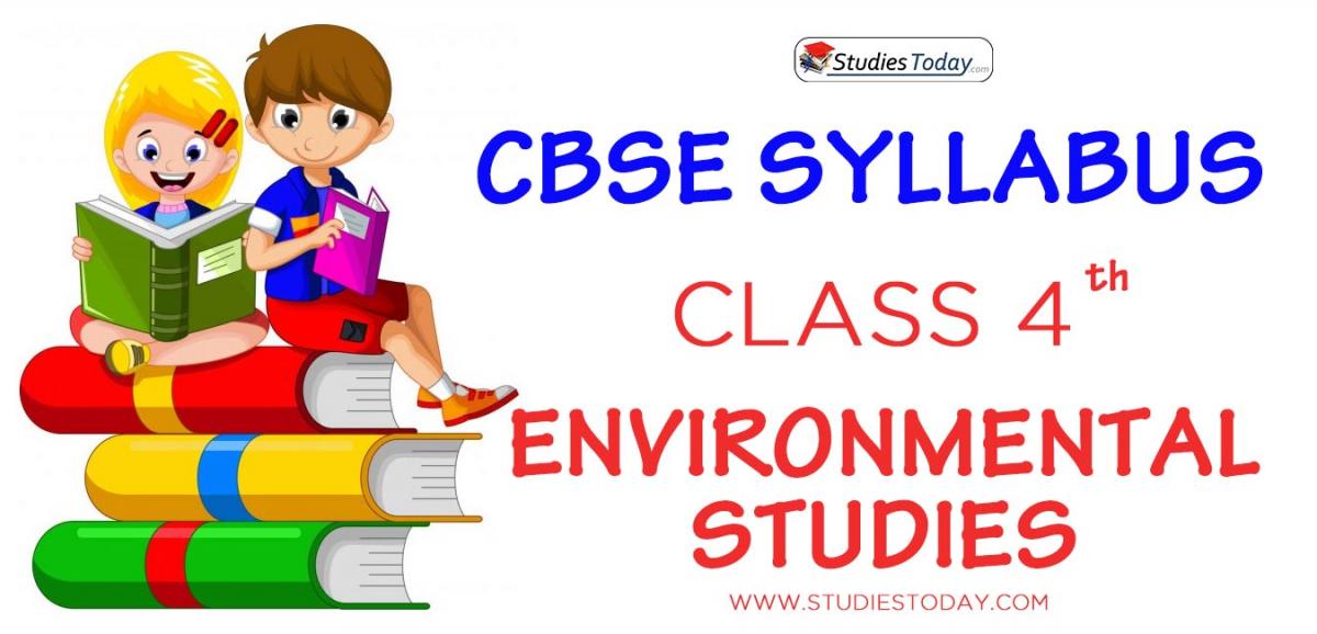 CBSE Class 4 Syllabus for Environmental Studies 2020 2021