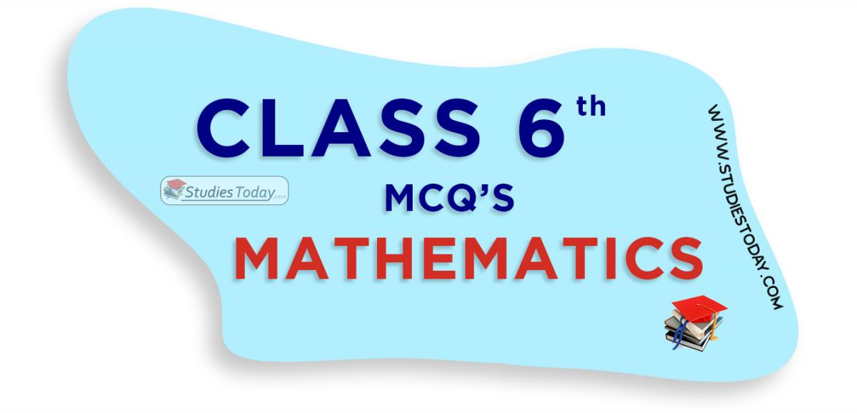 CBSE Class 6 Mathematics MCQs