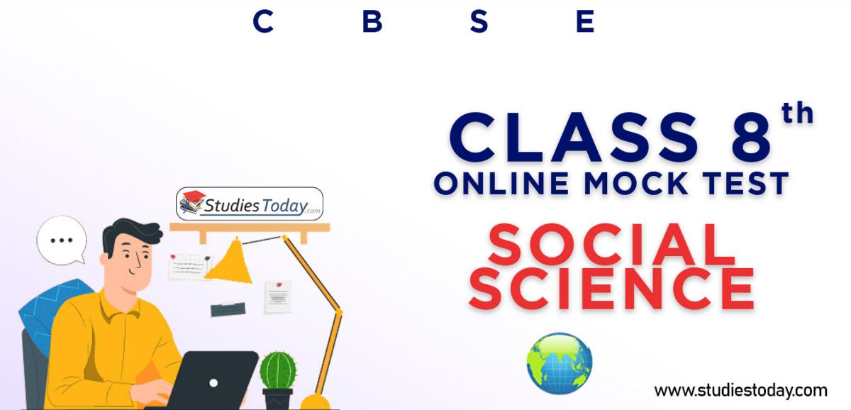 CBSE Class 8 Social Science Online Mock Test