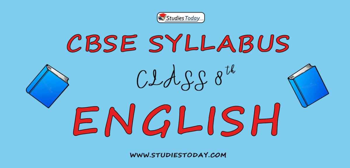 CBSE Class 8 Syllabus for English 2020 2021