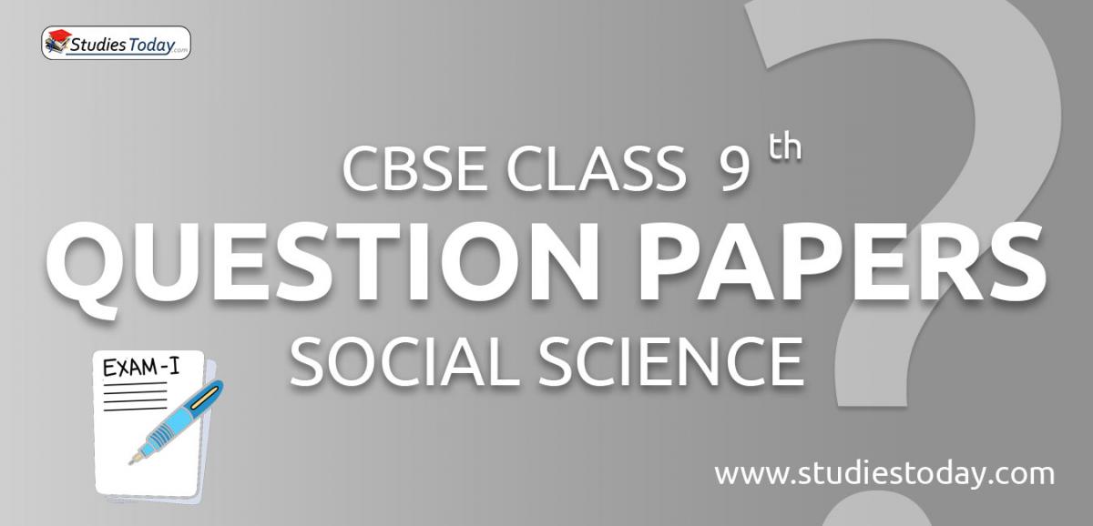 CBSE Class 9 Social Science Question Papers