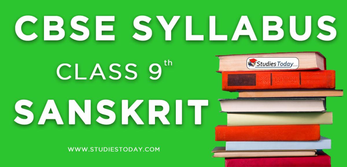 CBSE Class 9 Syllabus for Sanskrit 2020 2021