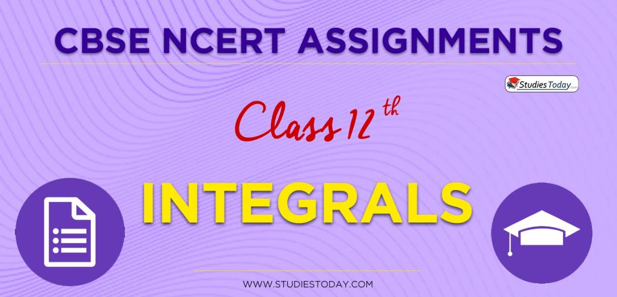 CBSE NCERT Assignments for Class 12 Integrals