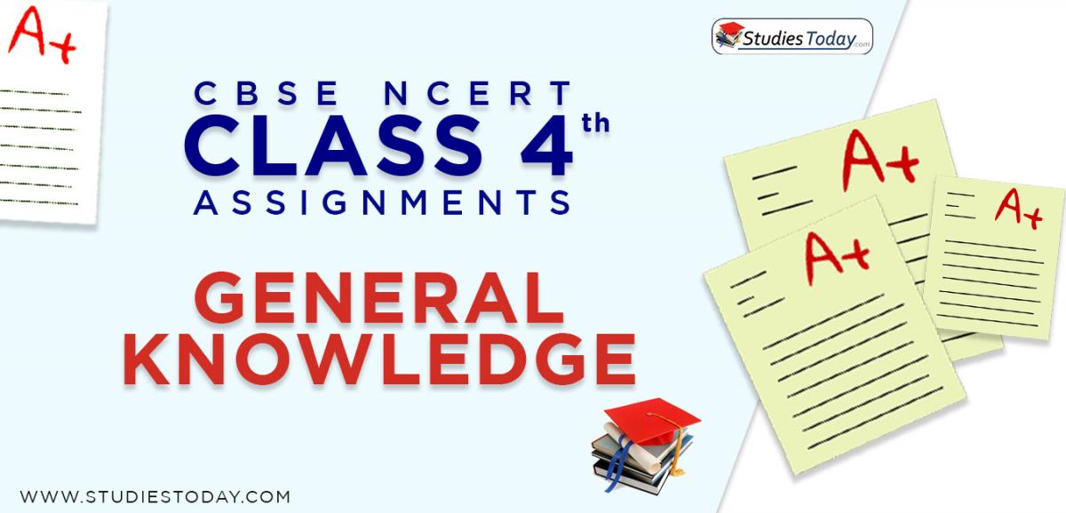 CBSE NCERT Assignments for Class 4 General Knowledge