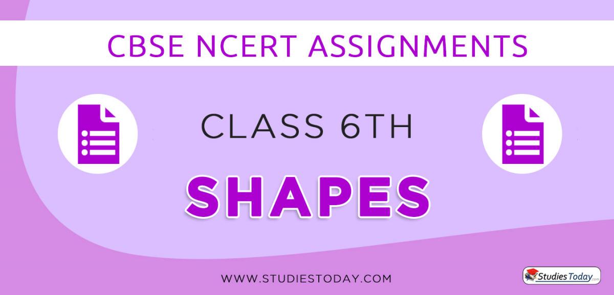 CBSE NCERT Assignments for Class 6 Shapes