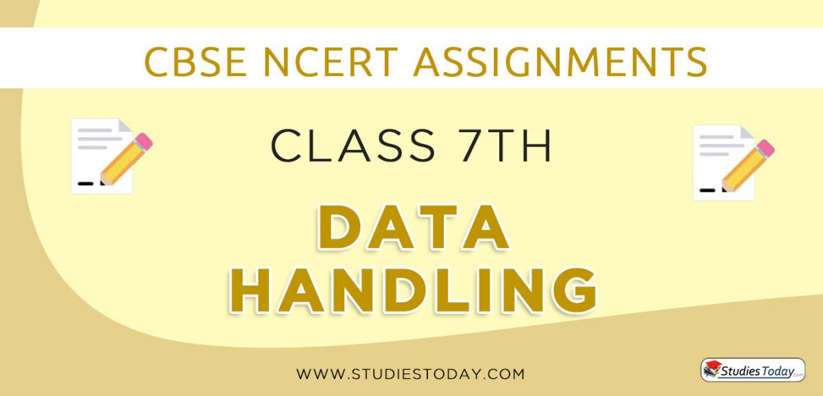 CBSE NCERT Assignments for Class 7 Data Handling
