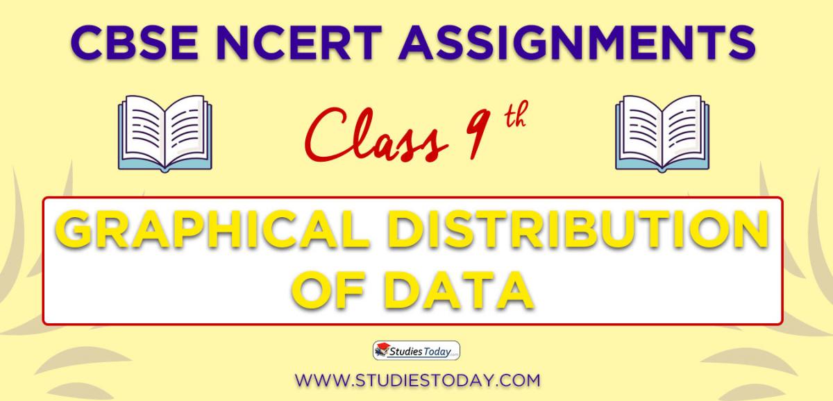 CBSE NCERT Assignments for Class 9 Graphical Distribution of Data
