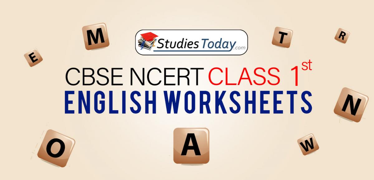 CBSE NCERT Class 1 English Worksheets