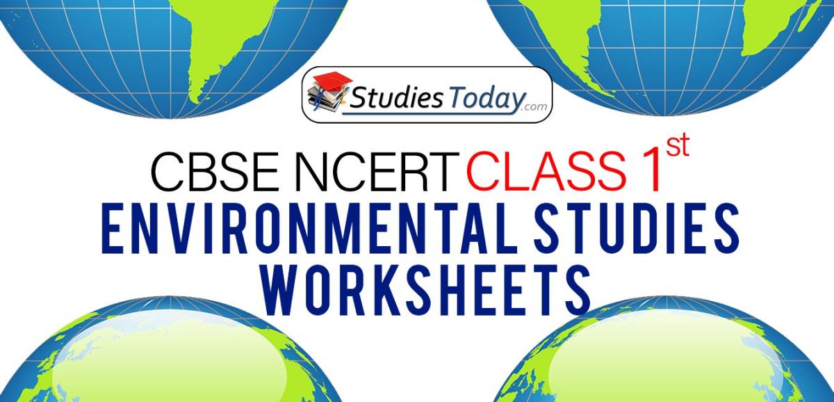 CBSE NCERT Class 1 Environmental Studies Worksheets
