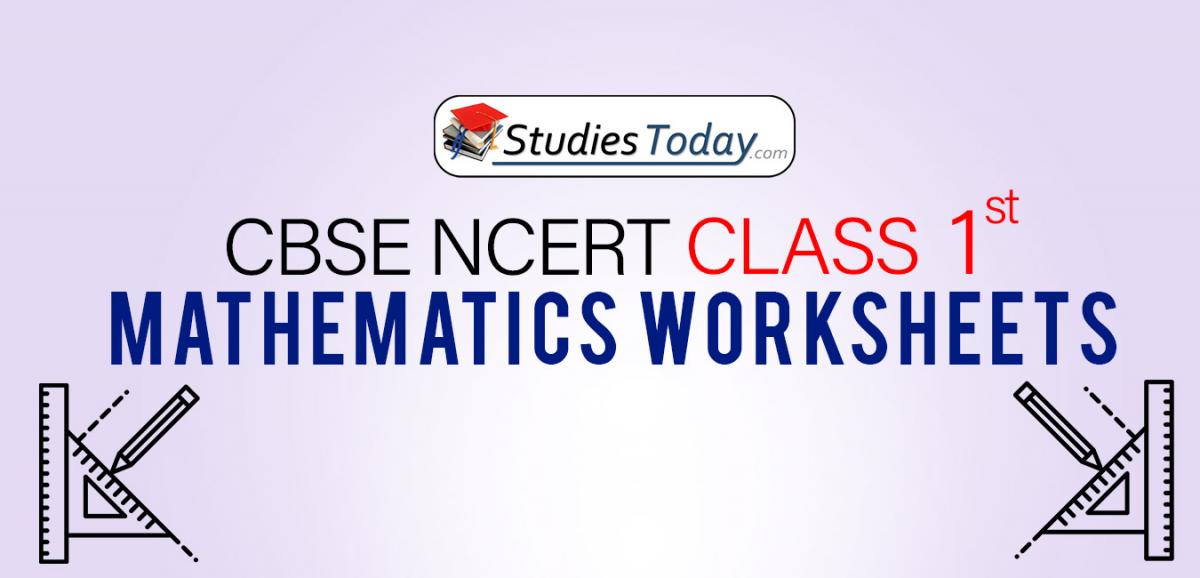 CBSE NCERT Class 1 Mathematics Worksheets