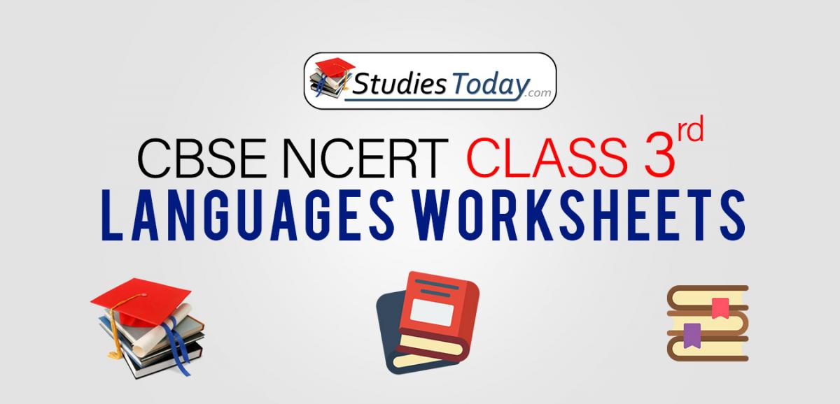 CBSE NCERT Class 3 Languages Worksheets