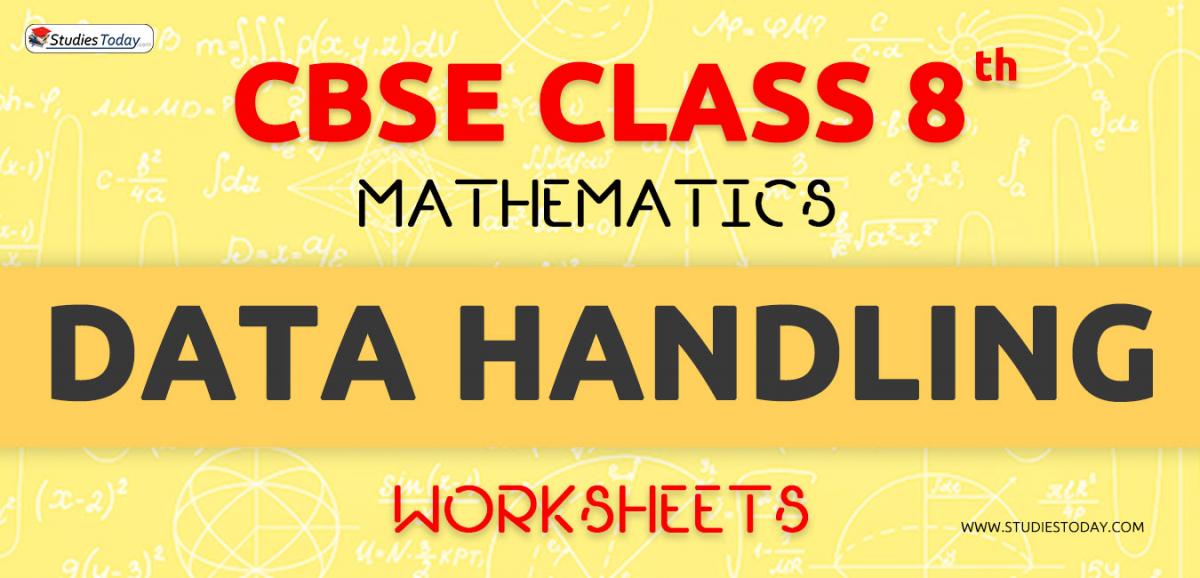 CBSE NCERT Class 8 Data Handling Worksheets