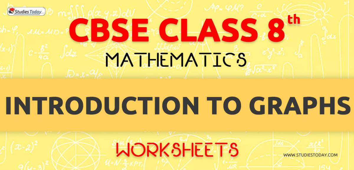 CBSE NCERT Class 8 Introduction to Graphs Worksheets