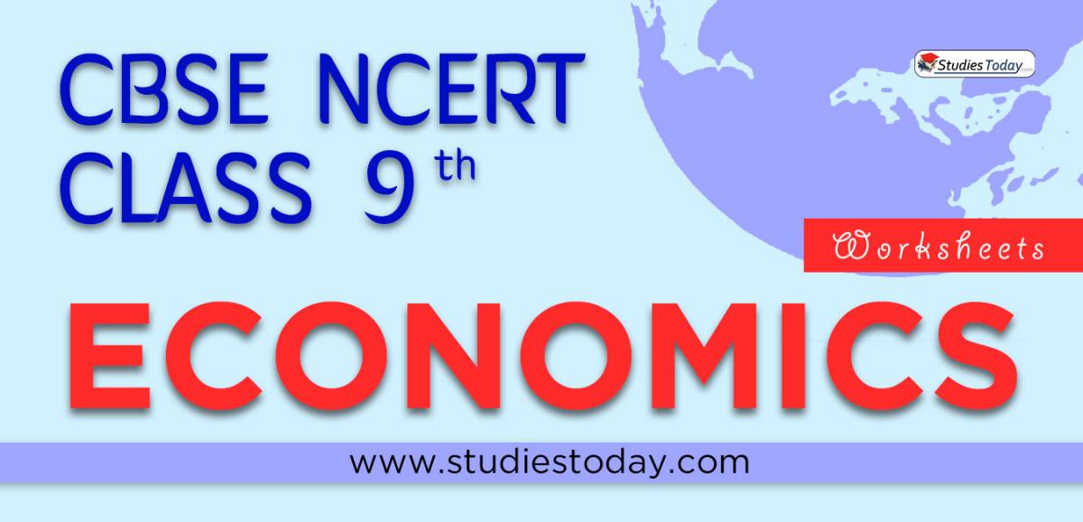 CBSE NCERT Class 9 Economics Worksheets