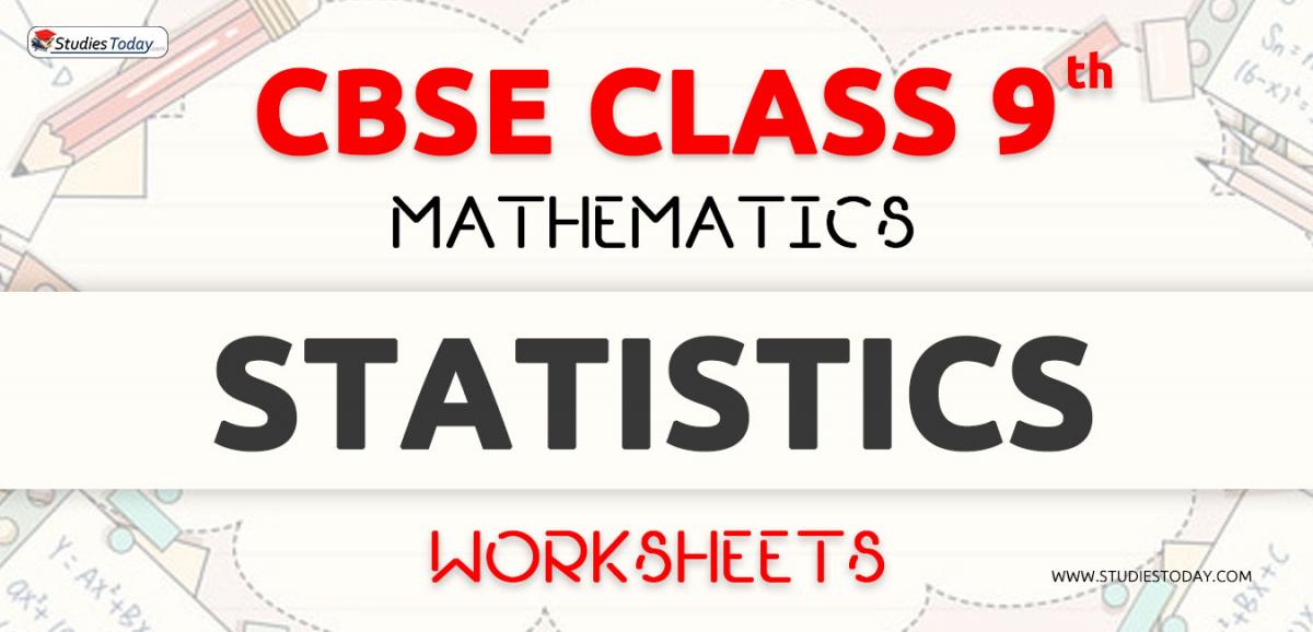 CBSE NCERT Class 9 Statistics Worksheets
