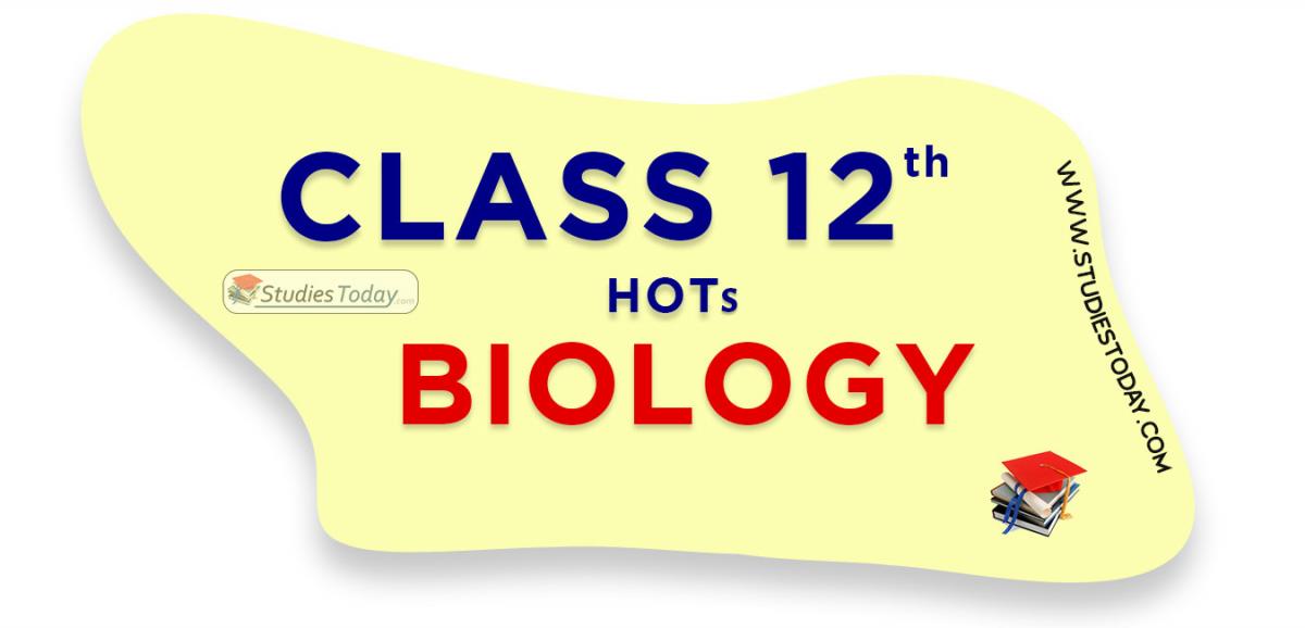 HOTs Questions Class 12 Biology