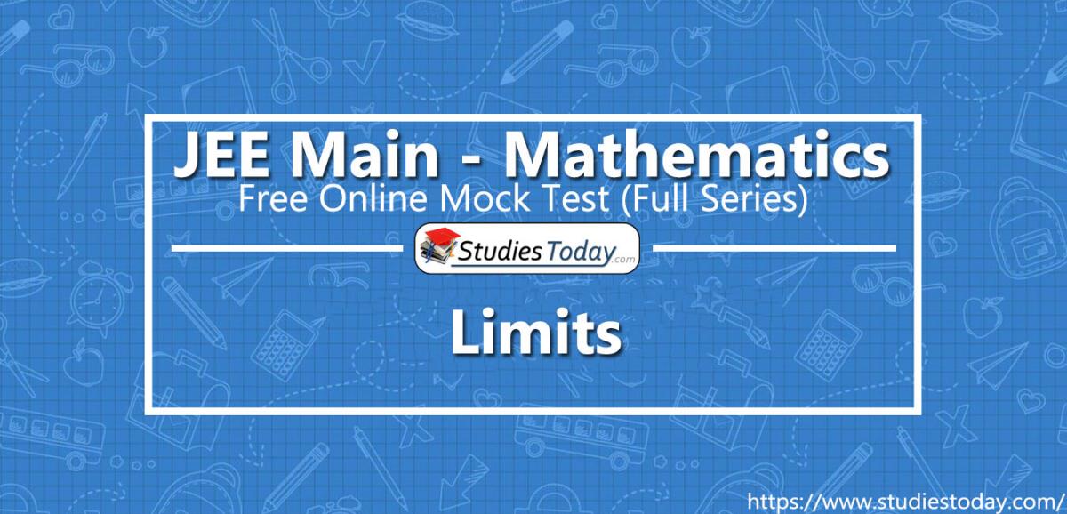 JEE Mathematics Limits Online Mock Test