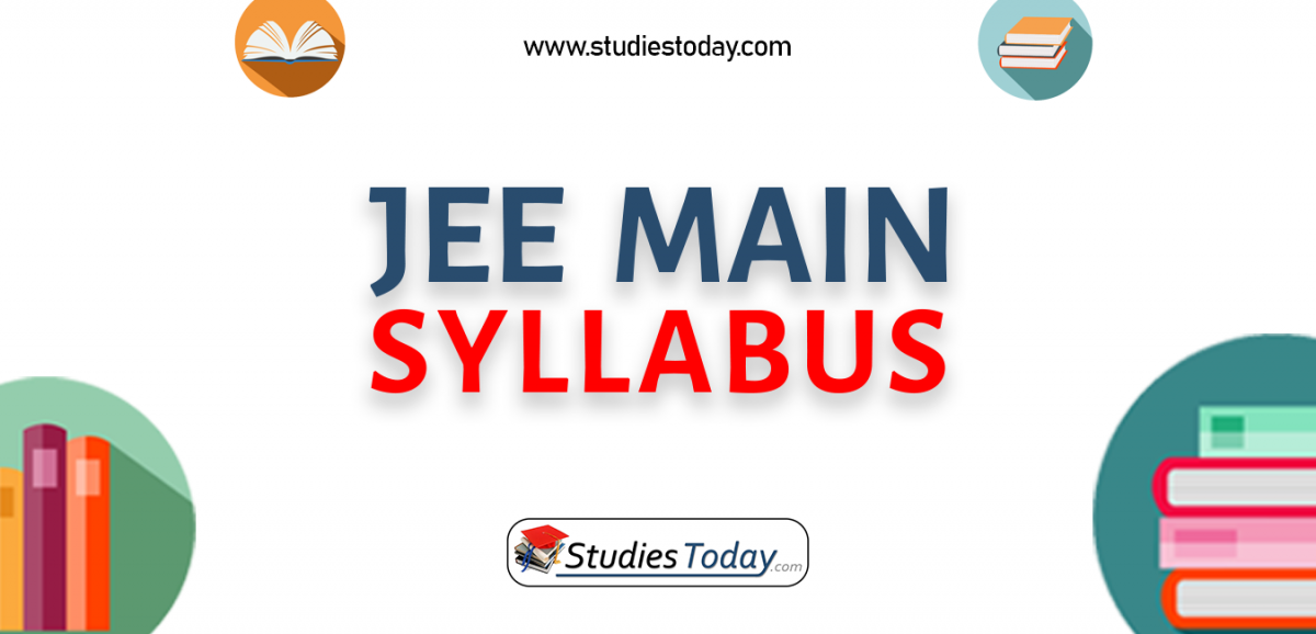 JEE Syllabus for JEE (Main) 2020 2021