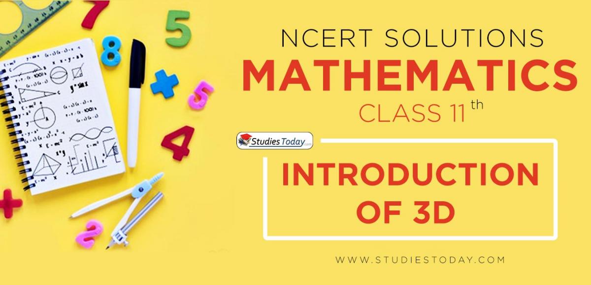 NCERT Solution Class 11 Introduction of 3D Mathematics