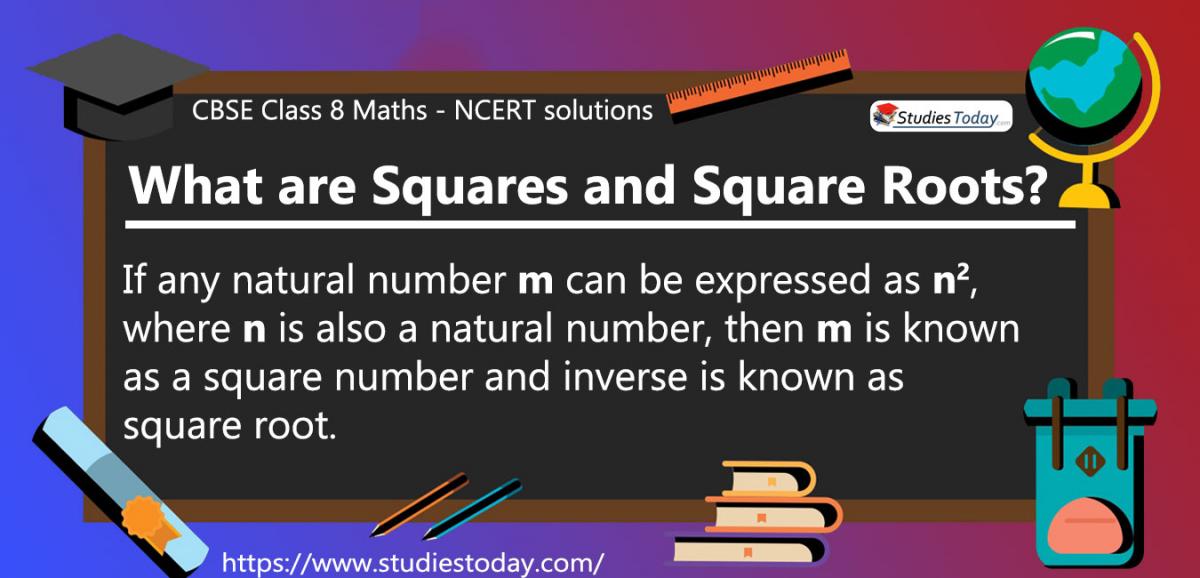 NCERT Solutions for Class 8 Squares and Square Roots