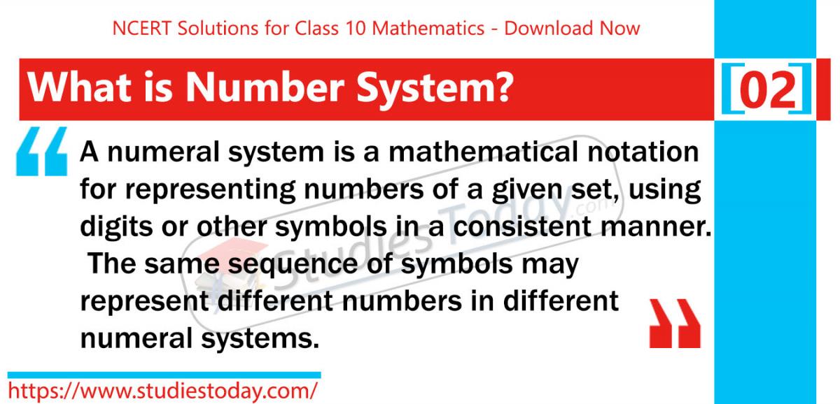 NCERT Solutions for Class 9 Number System