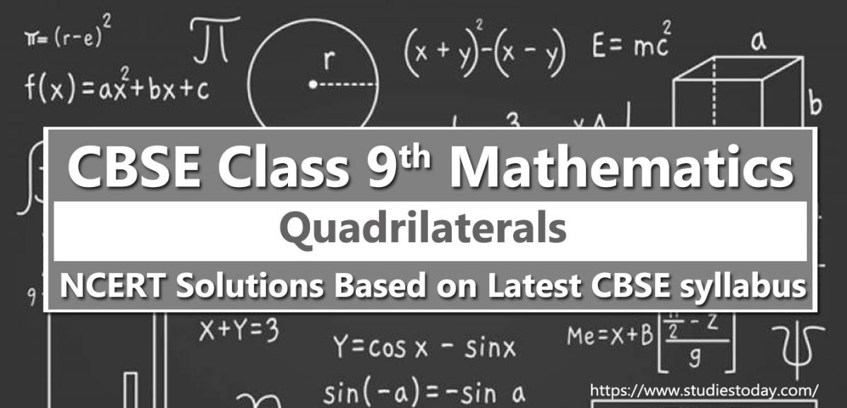 NCERT Solutions for Class 9 Quadrilaterals