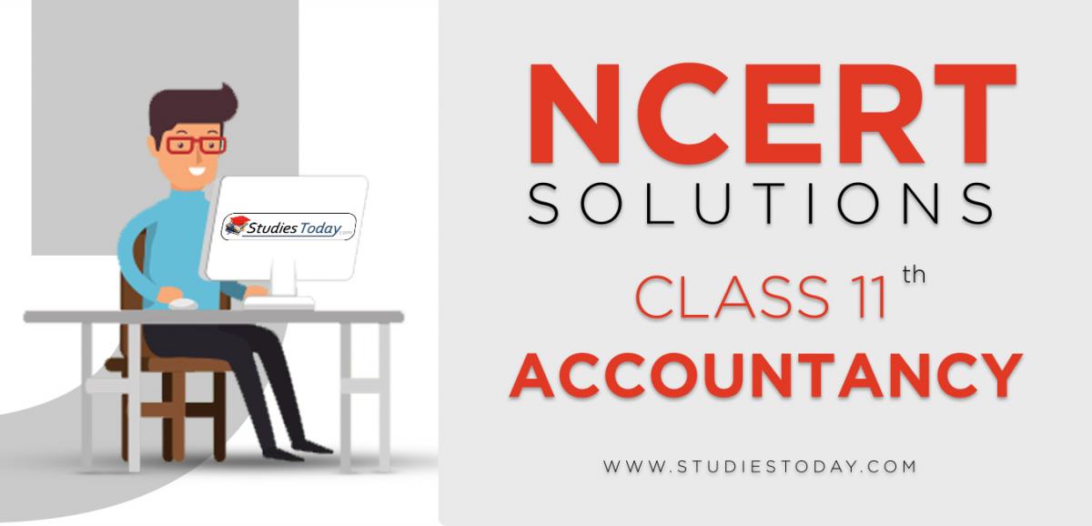 NCERT Solution for Class 11 Accountancy Chapter 1 Introduction to  Accounting Download Free PDF