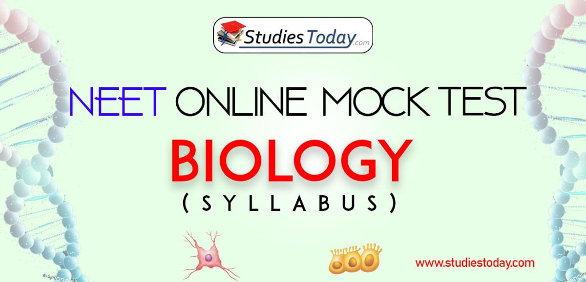 NEET Biology Online Mock Test