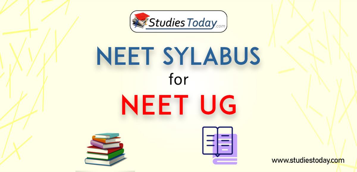 NEET Syllabus for NEET-UG 2020-2021