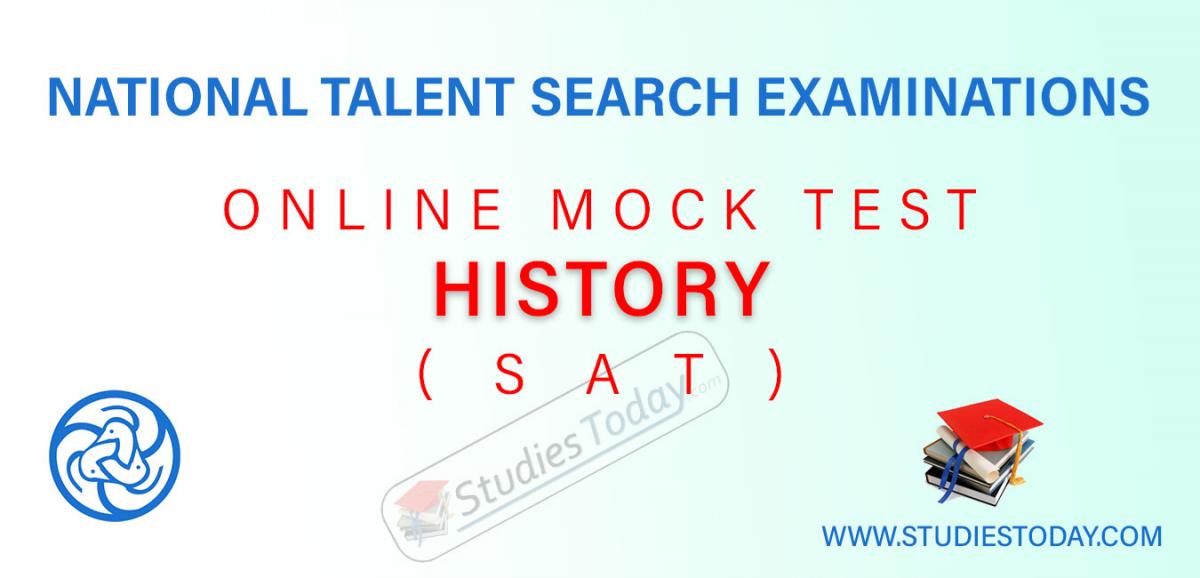 NTSE SAT History Online Mock Tests