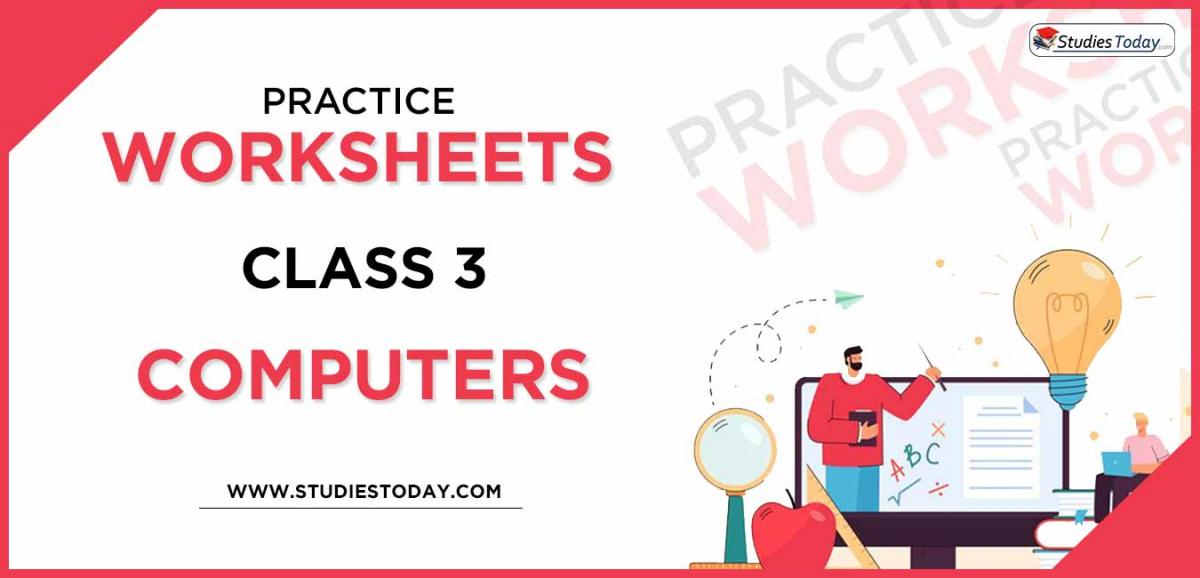 Printable Worksheets Class 3 Computer Science PDF download 