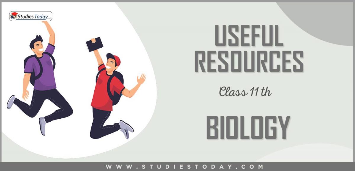 CBSE Class 11 Biology Useful Resources