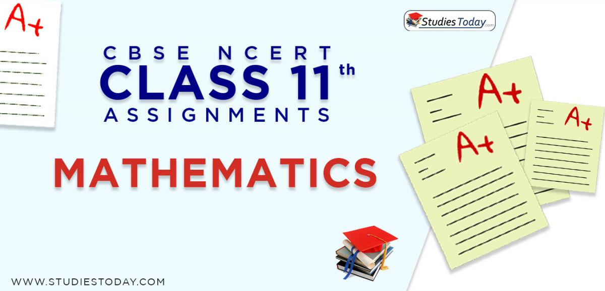 CBSE NCERT Assignments for Class 11 Mathematics