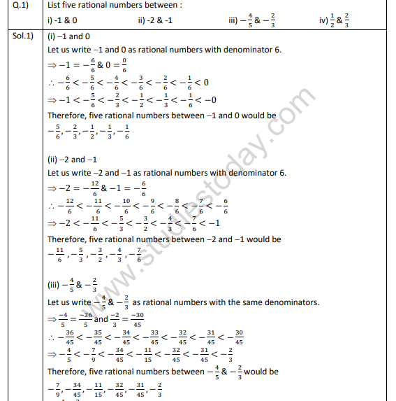List five rational number between example 2 find five rational 